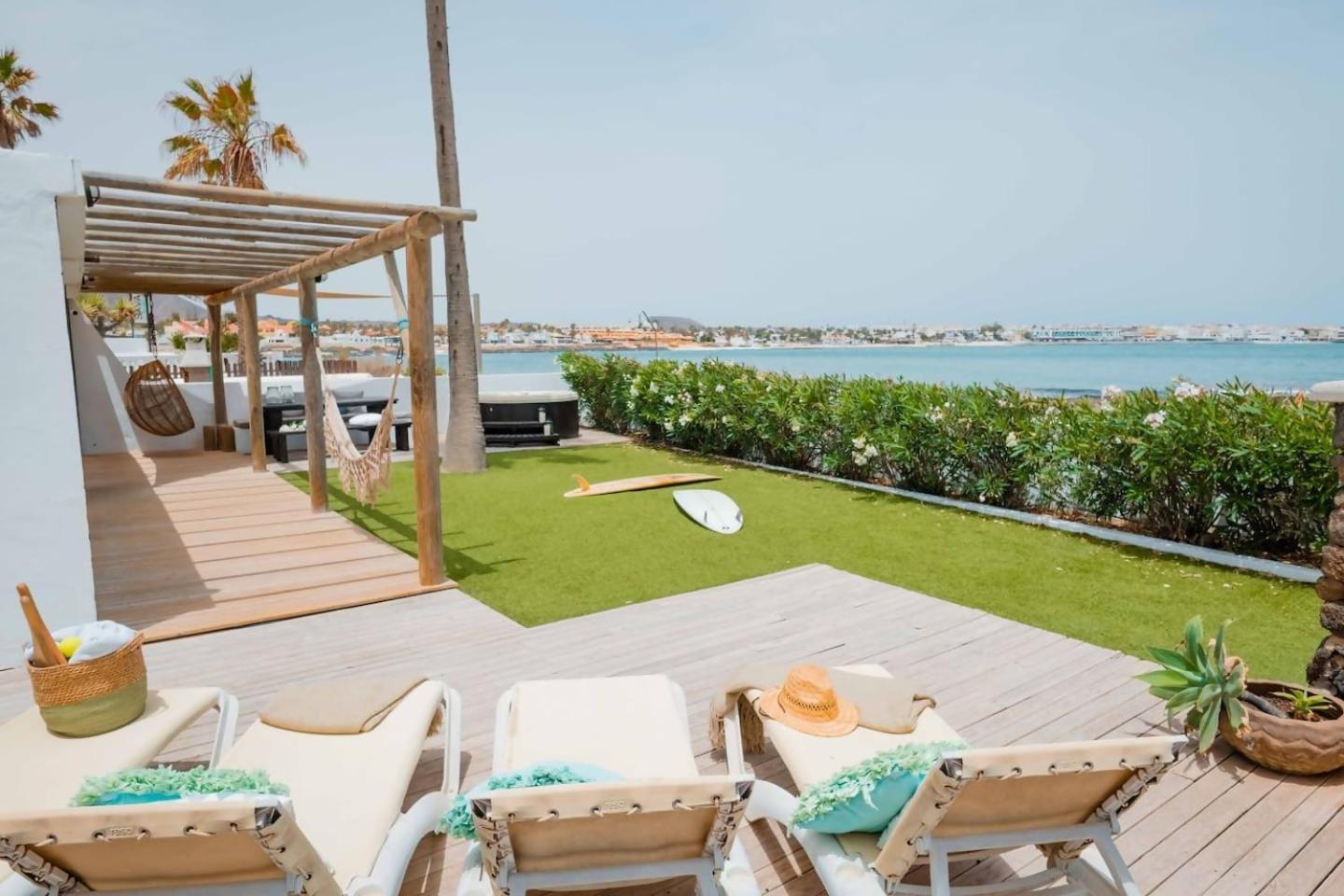 Villa Maluhia Frente Al Mar Y Jacuzzi Corralejo Exterior foto